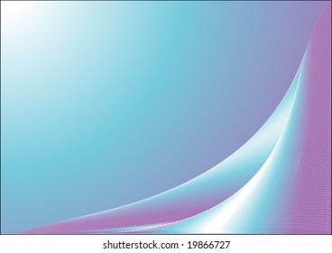 Abstract design background with flowing lines