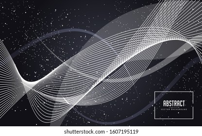 abstract design background with line and light