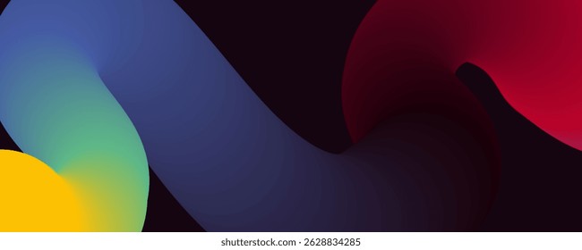 fundo de design abstrato, laranja abstrato e vermelho gradiente forma geométrica círculo fundo. Fundo futurista moderno. Pode ser usado para landing page, capas de livros, folhetos, folhetos