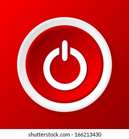 Abstract design background with power switch button