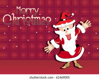 fondo de diseño abstracto con santa claus