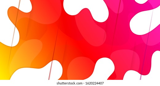 Abstract design background style in liquid shapes with trendy gradients.