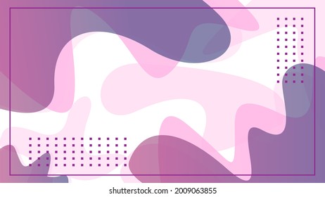 Abstract design background style in liquid shapes with trendy gradient colors