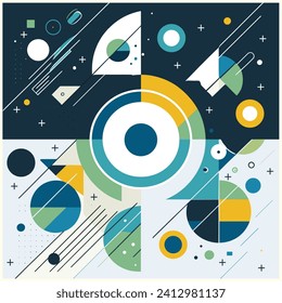Plantilla de fondo de diseño abstracto mínima