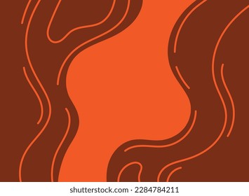 Fondo de diseño abstracto. Línea ondulada abstracta. Vector de diseño plano. Eps 10.