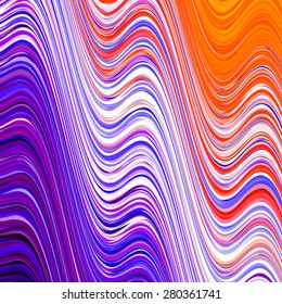 Abstract design background of wavy pattern. Vector Illustration.