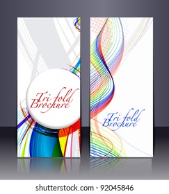 abstract design banner display template for web designers use.