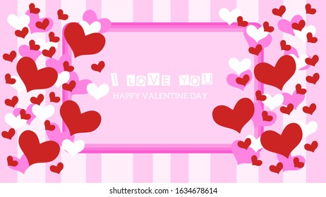 Abstract design of banner on pink background 