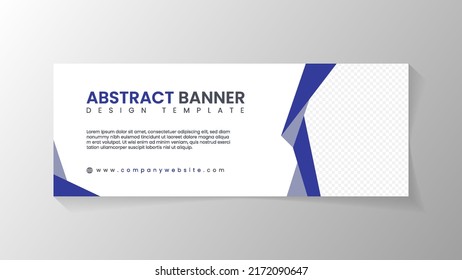 Abstract design banner and social media cover design template for promotion your product or business