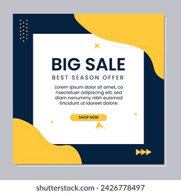 Abstract design banner template. design 