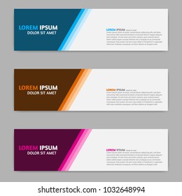 Abstract design banner template,  background, modern vector design