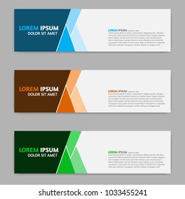 Abstract design banner template,  background, modern vector design