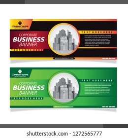 Abstract design banner template.vector illustration 
