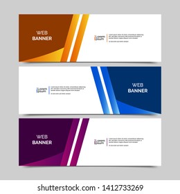 abstract design banner web template