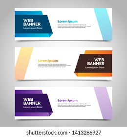 abstract design banner web template
