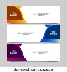 abstract design banner web template