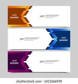 abstract design banner web template
