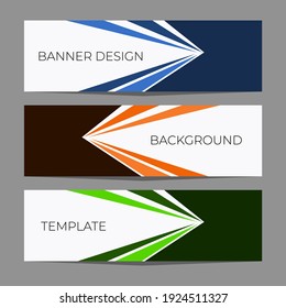 Abstract design banner web template. Siutable for header or footer page, advertisement, promotion background.