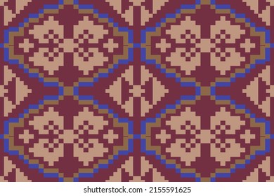Abstract design with beautiful pixelated geometric shapes.