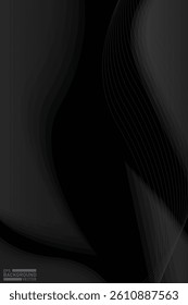 Abstract design black background illustration