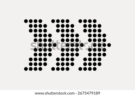 Abstract design with black dots forming arrows. Dotted pattern creates a dynamic arrow shape. Black dots and arrows emphasize movement and direction. Design element vector.