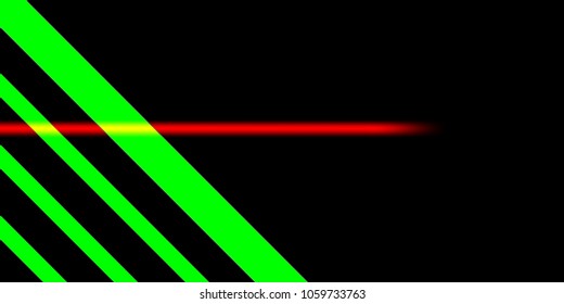 Abstract design black and green background Vector illustration.