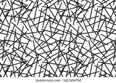 The abstract design. Black line abstract background vector. 