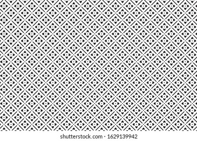 The abstract design. Black and white flowers abstract background vector. 