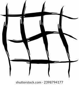 Für den Hintergrund kann ein abstraktes Design schwarz-weißer Schriften verwendet werden
