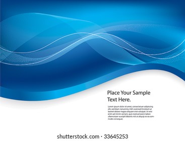 Abstract design Blue background