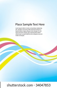 abstract design blue background