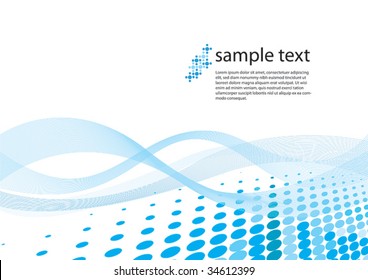 abstract design blue background