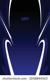 Ilustración de fondo azul de diseño Abstractas