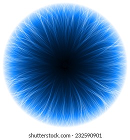 abstract design of blue magic portal gate