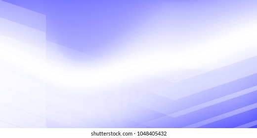 Abstract design blue and white gradient background vector.