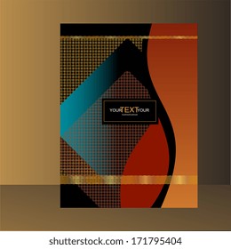 abstract design bookcover, design element