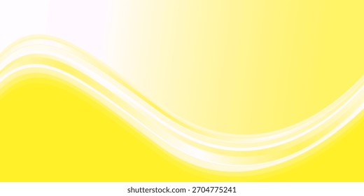 An abstract design in bright yellow tones featuring soft white curved lines. Its clean, modern, and elegant composition makes it ideal for posters, banners, and professional look.

