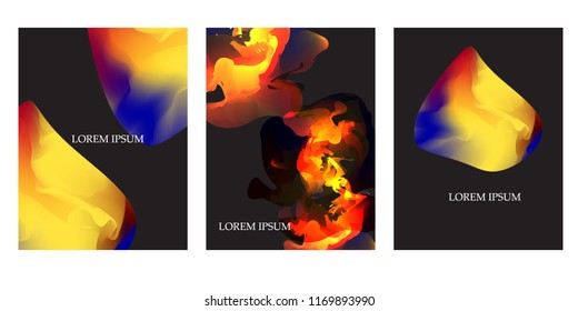 Abstract design for brochure template. Vector stock.