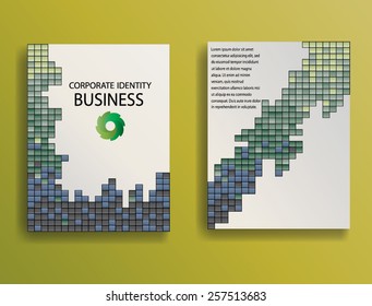 Abstract Design, Brochure, Web Sites, Page, Leaflet, with Colorful Geometric Background, Logo Design. Vector Illustration.