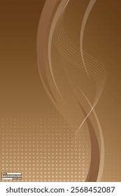Abstract design brown background illustration