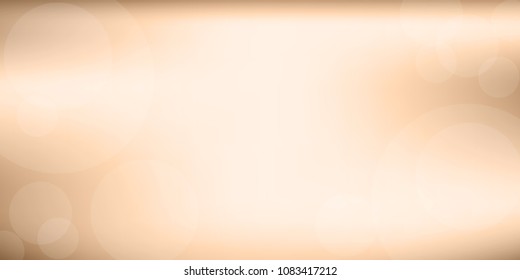 Abstract design brown gradient background Vector blur bokeh.