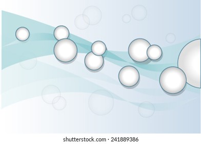 Abstract design bubbles