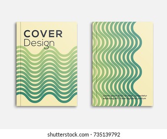 Abstract Design Business brochure, flyer and cover layout template flyer, geometric shapes and folding, vector illustrator