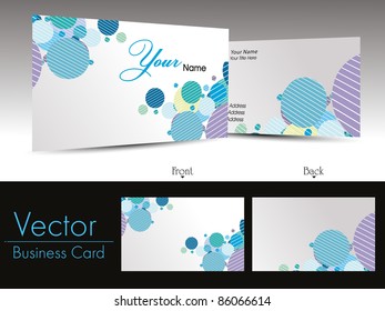 abstract design business cards, vector
