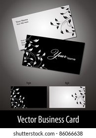 abstract design business cards, vector