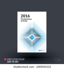 Abstract design of business vector brochure for brand printing