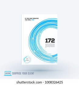 Abstract design of business vector brochure, template cover, poster
