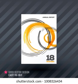 Abstract design of business vector brochure, template cover, poster