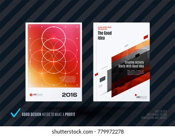 Abstract design of business vector template