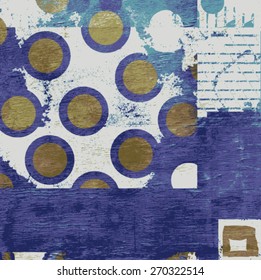 abstract design with circles and stripes